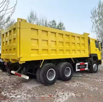 HOWO de segunda mano 371 caballos de fuerza 6X4/8X4 camión de descarga para minería sin control de crucero