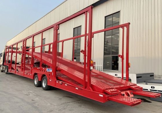 Suspensión mecánica forzada de 2 ejes Carrier Truck Trailer Para solicitud del cliente