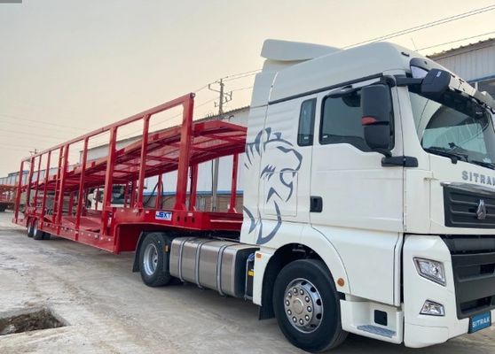 Suspensión mecánica forzada de 2 ejes Carrier Truck Trailer Para solicitud del cliente