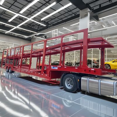 Camión remolque OTTC directo 2 ejes Transporte de vehículos Semirremolque para el transporte de automóviles