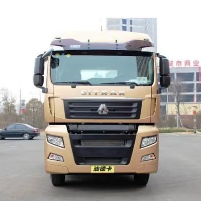Cabeza de remolque Sitrak usada 6x4/4x2 Cabeza de camión tractor con dirección izquierda en buen estado