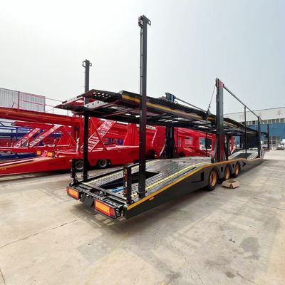 Suspensión aerodinámica de 2 ejes Remolques para automóviles Semirremolque para transportar 8 automóviles de manera eficiente