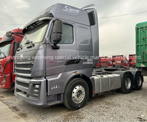 Cabeza de remolque Sitrak usada 6x4/4x2 Cabeza de camión tractor con dirección izquierda en buen estado
