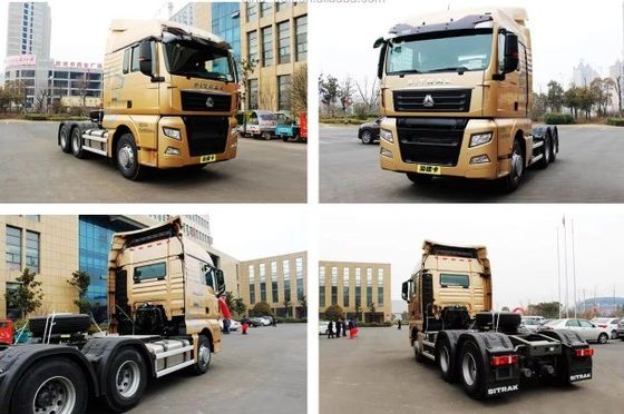 Cabeza de remolque Sitrak usada 6x4/4x2 Cabeza de camión tractor con dirección izquierda en buen estado