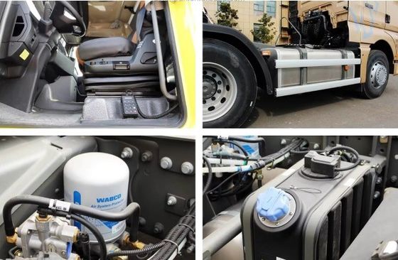 Cabeza de remolque Sitrak usada 6x4/4x2 Cabeza de camión tractor con dirección izquierda en buen estado