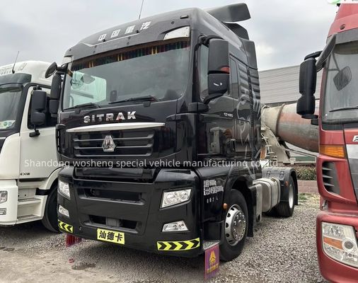 Howo camiones tractor 540 HP T7H 6x4 con sistema multimedia y 2 números de cambio inverso