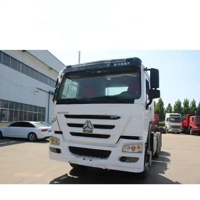 Transmisión manual Sinotruk HOWO 371hp 6*4 Camión de cabeza de tractor con ventana automática