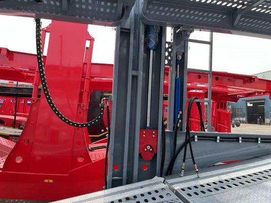 13/16 toneladas Fuwa/BPW Ejes Transporte de vehículos Semirremolque para el transporte de automóviles y contenedores