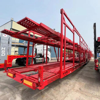 Transporte de coches eficientemente con 2/3 Ejes 6-10 Unidades Car Carrier Trailer desde Directamente