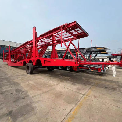 Transporte de coches eficientemente con 2/3 Ejes 6-10 Unidades Car Carrier Trailer desde Directamente