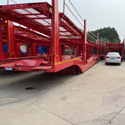 Transporte de coches eficientemente con 2/3 Ejes 6-10 Unidades Car Carrier Trailer desde Directamente