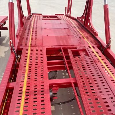 Remolque de transporte de acero con 2&quot; 50 King Pin y llantas 11R22.5 Elevación hidráulica