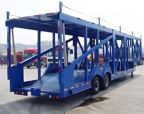 Q345/T700L 6/8/10 asientos Automóvil y vehículo transporte de automóviles camión semi remolque