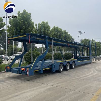 3 ejes Auto remolque de doble piso Semi camión remolque para el transporte de SUV/ORV/CUV/MPV