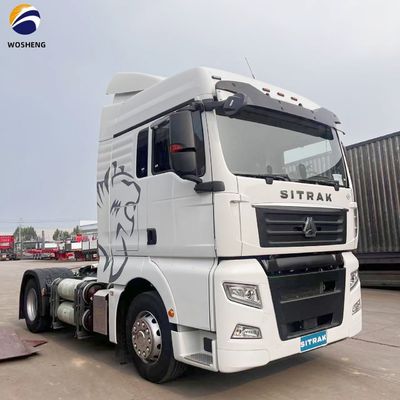 Dirección izquierda Sinotruck usado Sitrak camiones tractor con cámara de aire para sus necesidades