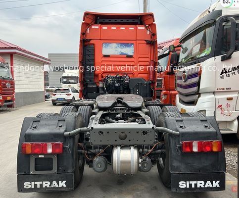 Dirección izquierda Sinotruck usado Sitrak camiones tractor con cámara de aire para sus necesidades